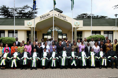 Staff and Judges of the African Court on Human and Peoples’ Rights (Photo AFCHPR)
