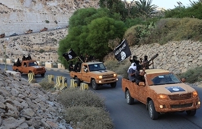 ISIS fighters in Derna, eastern Libya (Photo Reuters)