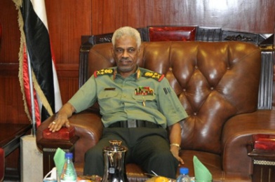 Sudan's defence minister Awad Ahmed Ibn Ouf (Photo SUNA)