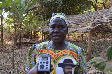 Hellen Abure, Chairperson for Morobo Women Association on 22 February 2016 (ST Photo)