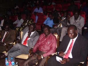 Aweil politicians at community meeting in Juba on 1 Nov. 2012 (ST)