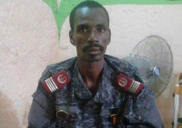 Chadian army officer Maj. al-Nur Abdel-Karim (ST Photo)