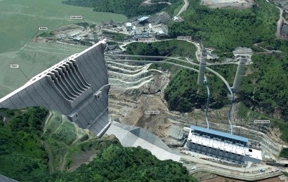 The US.5 billion Gibe III project dam is expected to generate 1870 MW of electricity.