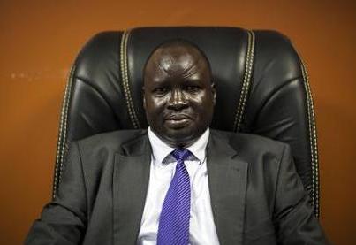 South Sudan's former Deputy Defence Minister Majak D'Agoot poses for a photograph at his office in Juba, October 16, 2012. (Photo Reuters/Adriane Ohanesian)
