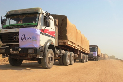 CRS convoys seen on the road in Bor leaving for Ayod, March 25, 2016 (ST)