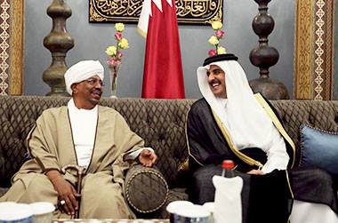 أمير قطر يستقبل الرئيس السوداني بالقصر الأميري ـ الدوحة 16 يونيو 2016