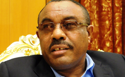 Ethiopian prime minister Hailemariam Desalegn (Allafrica)