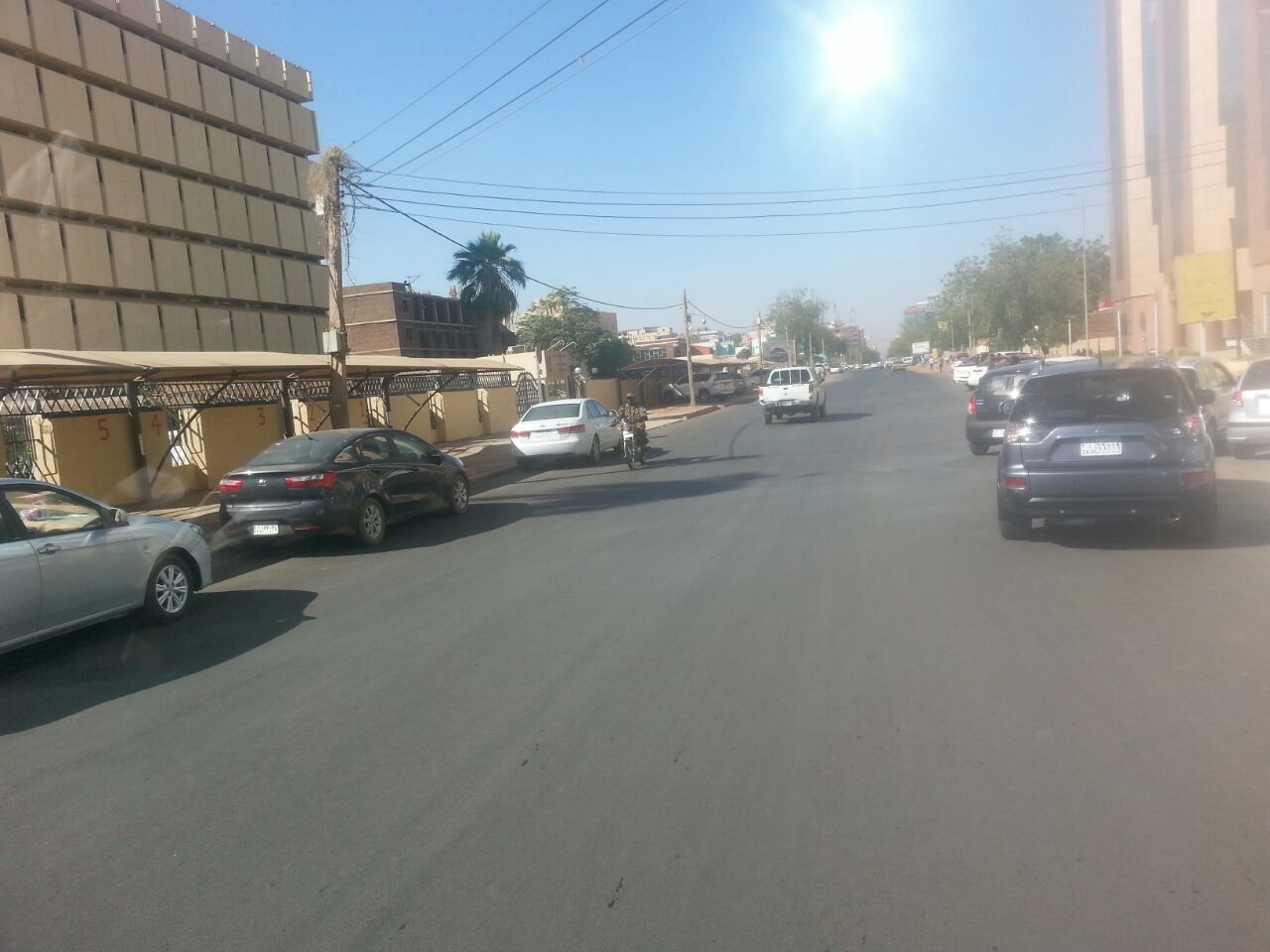 Said Abdelrahman Street in Khartoum at 9.30 am on 19 December 2016 (ST Photo)