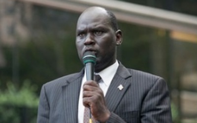 Miyong Kuon SPLM-IO representative to UN (Getty Image)