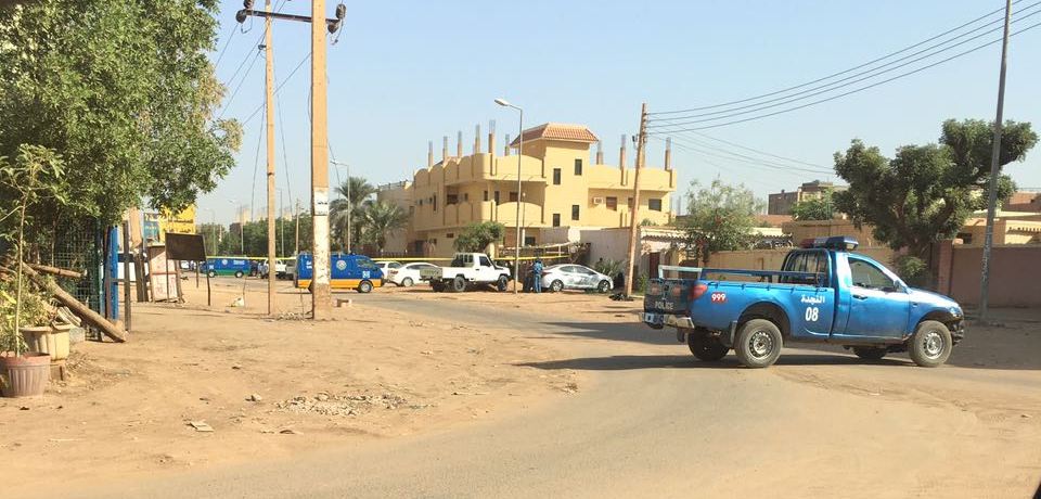 A picture of a yellow building where foreign nationals fabricated a bomb in Arkawit suburb, south of Khartoum on 12 February 2017 (ST Photo)