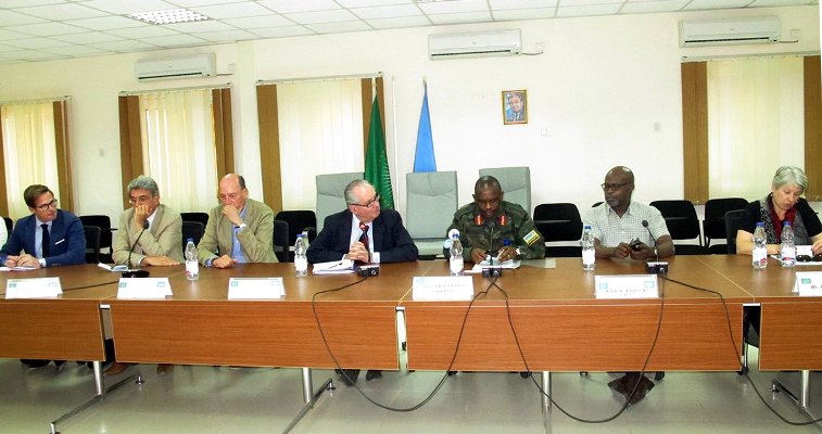 EU delegation led by meets with UNAMID officials in El-Fasher on 9 February 2017 (UNAMID Photo)