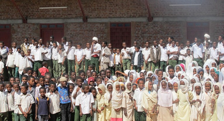 Pupils of Masteriha school in North Darfur state on 26 November 2014 (UNAMID photo)