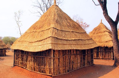 Transitional shelters for South Sudanese Refugees in Gambella, Ethiopia (IOM Photo)