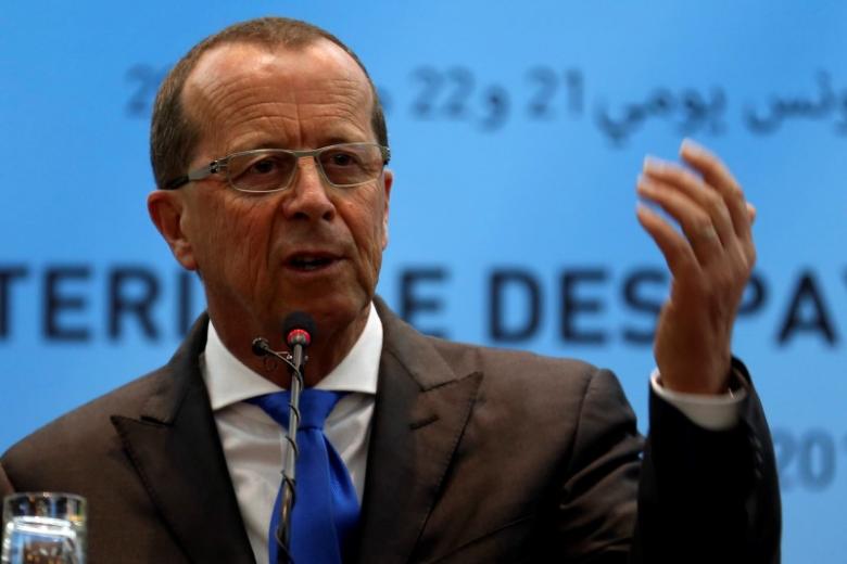 Martin Kobler, UN special envoy to Libya, speaks during the news conference in Tunis, March 22, 2016. (Reuters/Zoubeir Souissi)