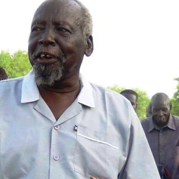 Kawac Makuei Mayar, one of the founding commanders of the Sudan People’s Liberation Movement (SPLM) in 1983 (File photo)