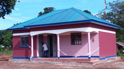 Yambio local football association office constructed by UNMISS July 5, 2017 (ST)
