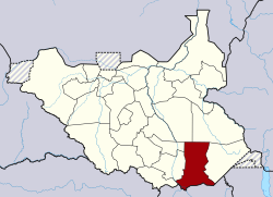 Location of Imatong state in South Sudan (Getty)