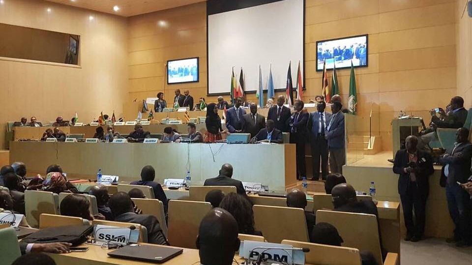 Signig of South Sudan cessation of hostilities deal in Addis Ababa on 21 December 2017 ST Photo