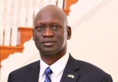 South Sudan’s Ambassador to the United States, Garang Diing Akuong (Photo S. Sudan embassy)