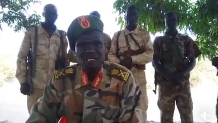 Stephan Ahmed SPLA-N al-Hilu deputy chief of staff (ST Photo)