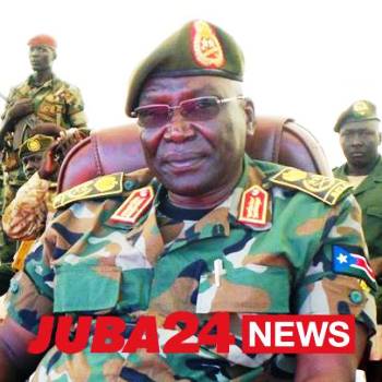 Former South Sudan army chief of staff, Gen Paul Malong Awan (Juba24 News)