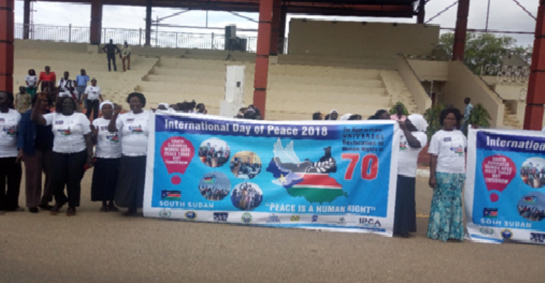 South Sudanese women participate in forum for peace on 19 Sept 2018 (Photo Daniel Pou)