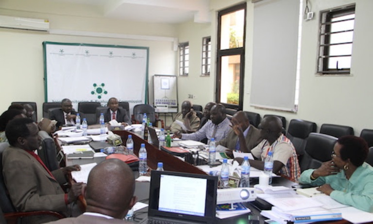 NCAC members meet in Juba on 27 Nov 2018 (Photo JMEC)