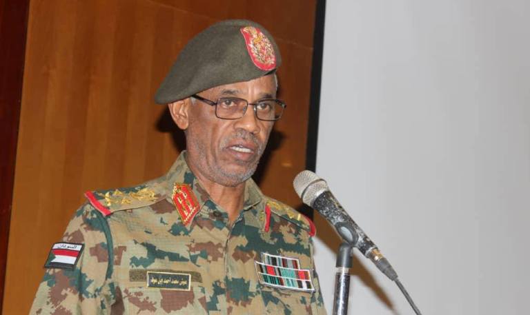 Sudan's head of military transition council  Awad Ibn Ouf  (Photo SUNA)