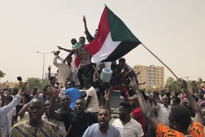 Sudanese massively took to the street to show they support for civilian-led authority on 30 June 2019 (AP Photo)