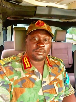 The new SSPM/A chief of general staff Lt. Gen. Garang Ayii Akol (courtesy photo)