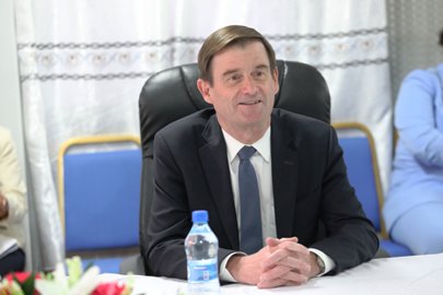 David Hale US undersecretary for political affairs in Somalia on 5 August 2019 (Photo Somali Govt)