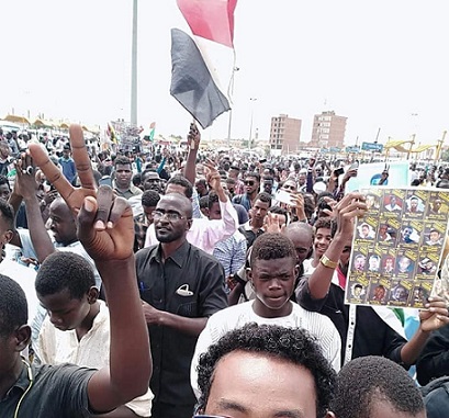 Hundreds of Sudanese took to the streets in Khartoum calling for justice in Sudan on 12 Sept 2019 (ST photo)