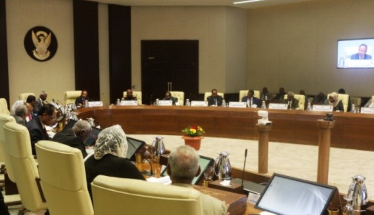 Sudan's council of ministers hold a meeting (SUNA photo)