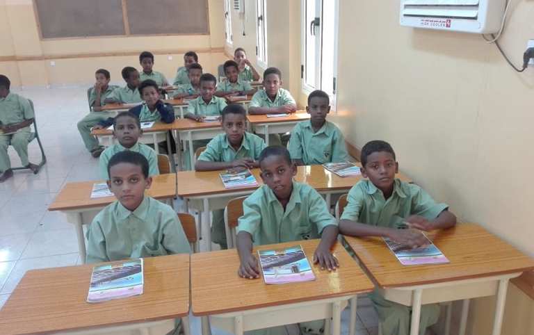Pupils in one of the AFPE schools in Khartoum on 2 october 2019 (AFPE photo)