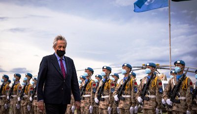 Special Representative of the Secretary-General and Head of UNMISS, Nicholas Haysom, arrived in Juba today to take on his duties at the helm of the United Nations peacekeeping mission in South Sudan (Photo by Gregorio Cunha/UNMISS)