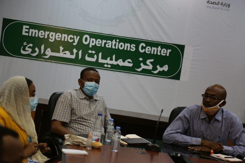 اجتماع للجنة الطوارىء بوزارة الصحة ولاية الخرطوم بخصوص كورونا- ارشيف