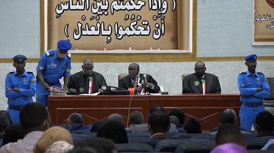 هيئة المحكمة التي تنظر في بلاغ انقلاب 30 يونيو 1989