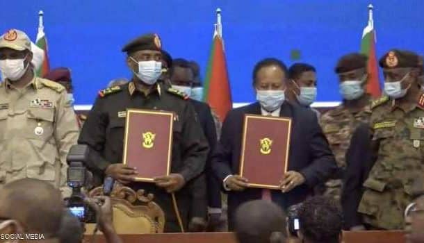 Hamdok, Burha, hold political agreement