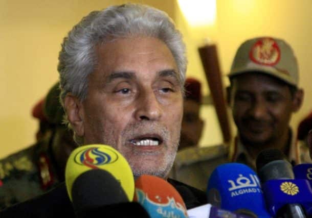 Mohamed El-Hacen Ould Lebatt AU mediator speaks to the press in Khartoum on 5 july 2019 AFP
