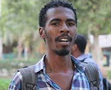 الصحفي المتدرب بصحيفة (الميدان) أحمد زهير أعتقل أثناء تغطية احتجاجات جامعة الخرطوم في 13 أبريل 2016
