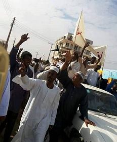 احتجاجات في مدينة وادي حلفا على افتتاح معبر أرقين الحدودي بين السودان ومصر ـ 29 سبتمبر 2016