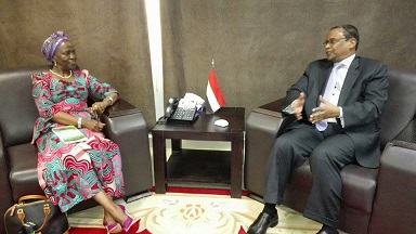 وكيل وزارة الخارجية السوداني ونظيرته التنزانية  17 أغسطس 2015