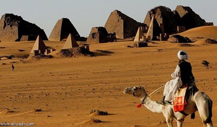 تمتد الآثار من شمال الخرطوم إلى جنوب أسوان في مصر