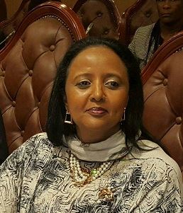 وزيرة الخارجية الكينية أمينة محمد جبريل بالخرطوم ـ الإثنين 21 ديسمبر 2015 (صورة لسودان تربيون)