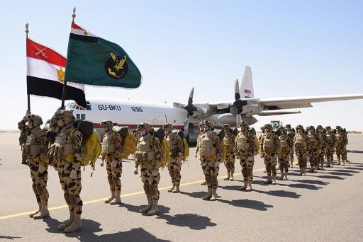 قوات مصرية في قاعدة مروي للمشاركة في مناورات 