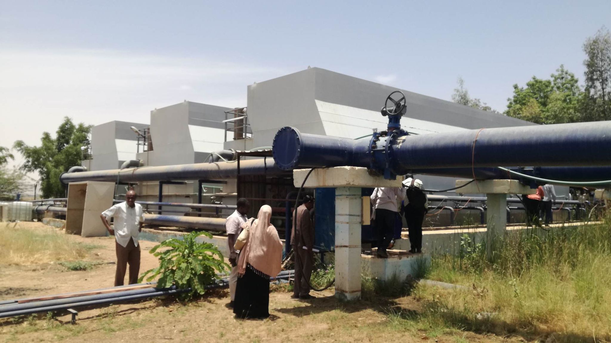 محطة مياه الشجرة على النيل الأبيض جنوبي الخرطوم ـ سودان تربيون