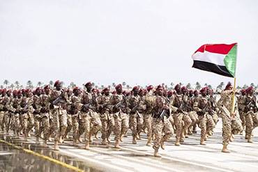 استعراض القوة السودانية في مناورات رعد الشمال بحفر الباطن السعودية ـ الجمعة 11 مارس 2016 (صورة لـ