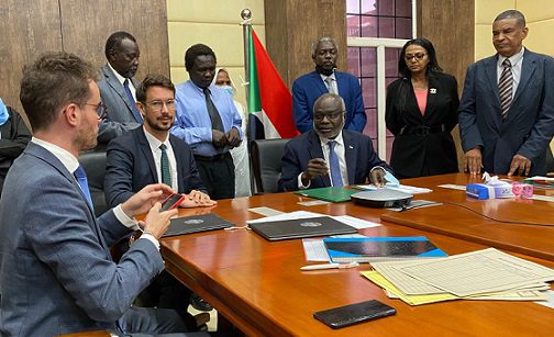 مراسم التوقيع على اتفاق بين السودان والمانيا لتعزيز التعاون التنموي