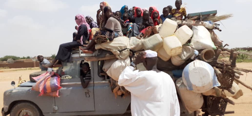 نازحون بمحلية طويلة في شمال دارفور أثناء عودتهم للمعسكرات ـ 10 سبتمبر 2021