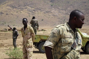 جنود سودانيون في تلودي